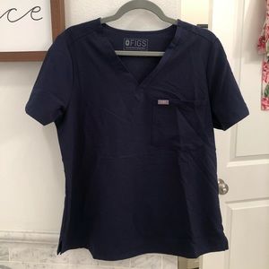 FIGS Scrub top, navy blue